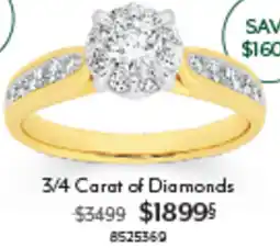 Angus & Coote 3/4 Carat of Diamonds offer