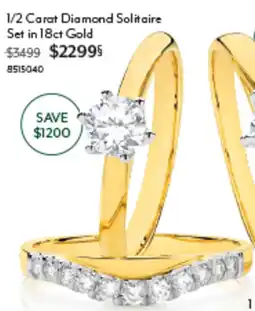Angus & Coote 1/2 Carat Diamond Solitaire offer