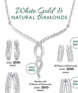 Angus & Coote Necklet with 15 Points of Diamonds offer