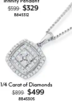 Angus & Coote 1/4 Carat of Diamonds offer