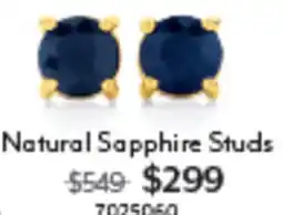 Angus & Coote Natural Sapphire Studs offer
