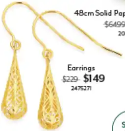 Angus & Coote Earrings offer