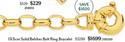 Angus & Coote Solid Belcher Bolt Ring Bracelet offer