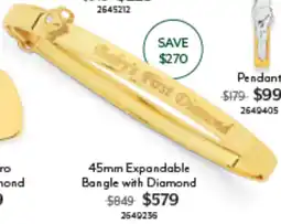 Angus & Coote Expandable Bangle with Diamond offer