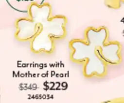 Angus & Coote Earrings with Mother of Pearl offer