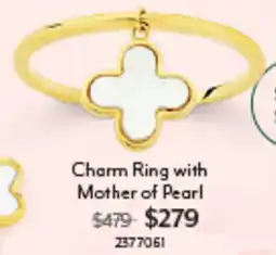 Angus & Coote Charm Ring with Mother of Pearl offer