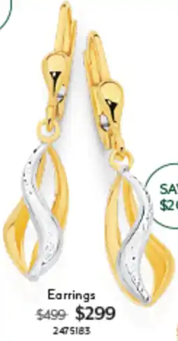 Angus & Coote Earrings offer