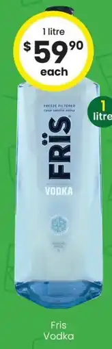The Bottle O Fris Vodka offer