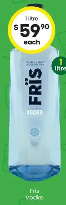 The Bottle O Fris Vodka offer