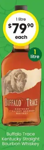 The Bottle O Buffalo Trace Kentucky Straight Bourbon Whiskey offer