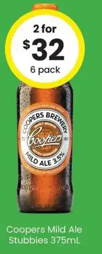 The Bottle O Coopers Mild Ale Stubbies offer