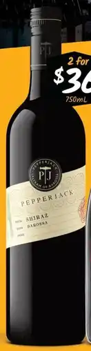 Cellarbrations Pepperjack Range offer