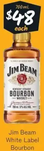 Cellarbrations Jim Beam White Label Bourbon offer