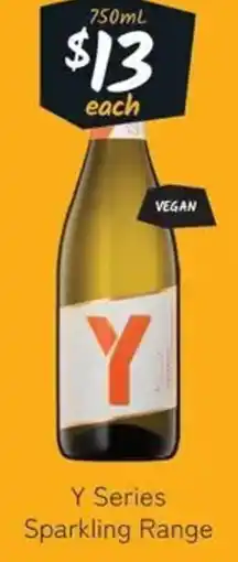 Cellarbrations Y Series Sparkling Range offer