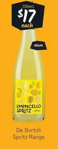 Cellarbrations De Bortoli Spritz Range offer