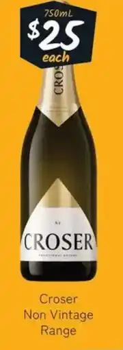 Cellarbrations Croser Non Vintage Range offer