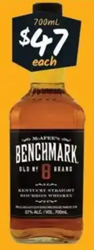 Cellarbrations Benchmark Bourbon offer