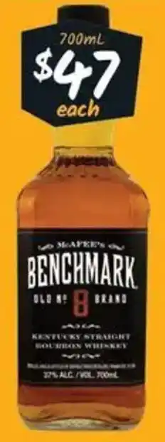 Cellarbrations Benchmark Bourbon offer