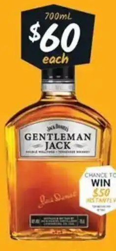 Cellarbrations Jack Daniels Gentleman Jack Whiskey offer