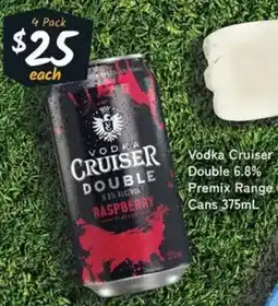 Cellarbrations Vodka Cruiser Double 6.8% Premix Range Cans offer