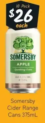 Cellarbrations Somersby Cider Range Cans offer