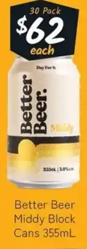 Cellarbrations Better Beer Middy Block Cans offer