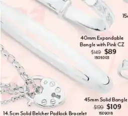 Angus & Coote Solid Bangle offer