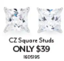 Angus & Coote Cz square studs offer