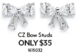 Angus & Coote Cz bow studs offer