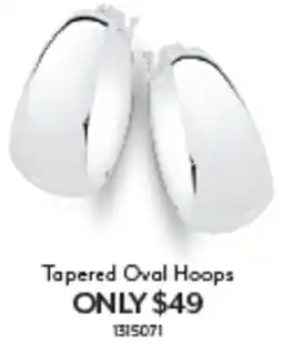Angus & Coote Tapered Oval Hoops offer