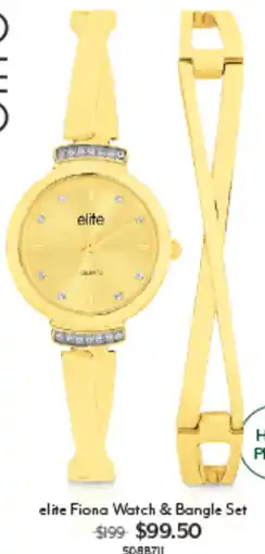 Angus & Coote Elite fiona watch & bangle set offer