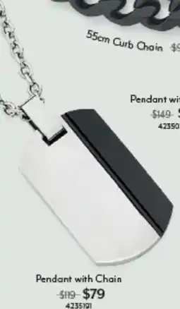 Angus & Coote Pendant with Chain offer