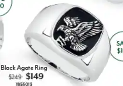 Angus & Coote Black Agate Ring offer