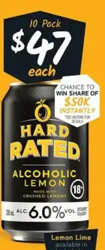 Cellarbrations Hard Rated 6% Premix Cans offer