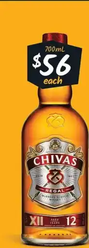 Cellarbrations Chivas regal 12 years old scotch offer
