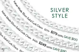 Angus & Coote Italian Made Solid Curb Chain offer