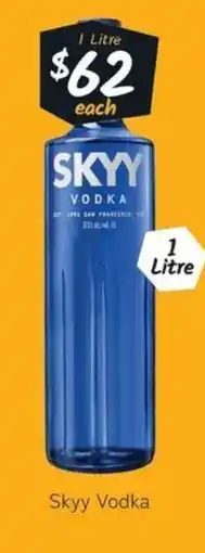 Cellarbrations Skyy Vodka offer