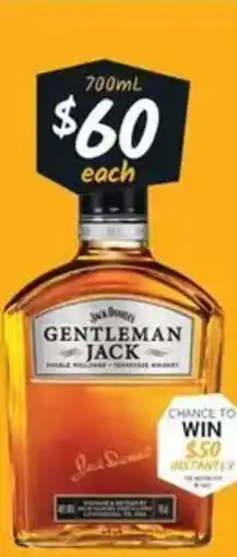 Cellarbrations Jack Daniel's Gentleman offer