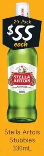Cellarbrations Stella Artois Stubbies offer
