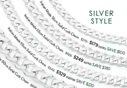 Angus & Coote Italian Made Solid Curb Chain offer