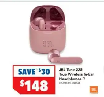 Harvey Norman JBL Tune 225 True Wireless In-Ear Headphones offer