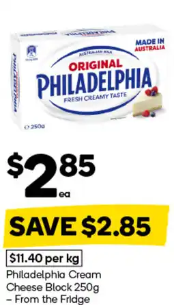 Woolworths Philadelphia Cream Cheese Block offer