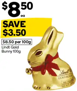 Woolworths Lindt Gold Bunny offer