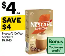 Woolworths Nescafé Coffee Sachets offer