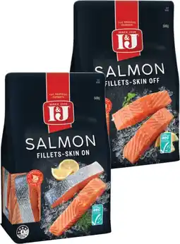 IGA I&J Salmon Fillets Selected Varieties offer