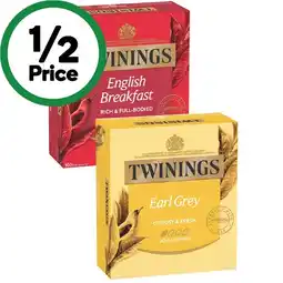 Woolworths Twinings Tea Bags-100 offer