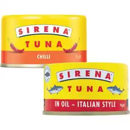 Woolworths Sirena Tuna offer