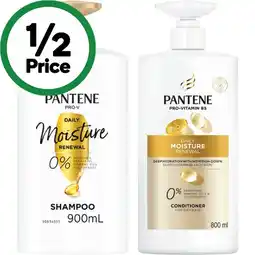 Woolworths Pantene Shampoo or Conditioner 800-900ml offer