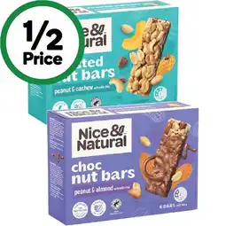 Woolworths Nice & Natural Nut Bars offer