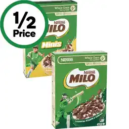 Woolworths Nestlé Milo Cereal offer